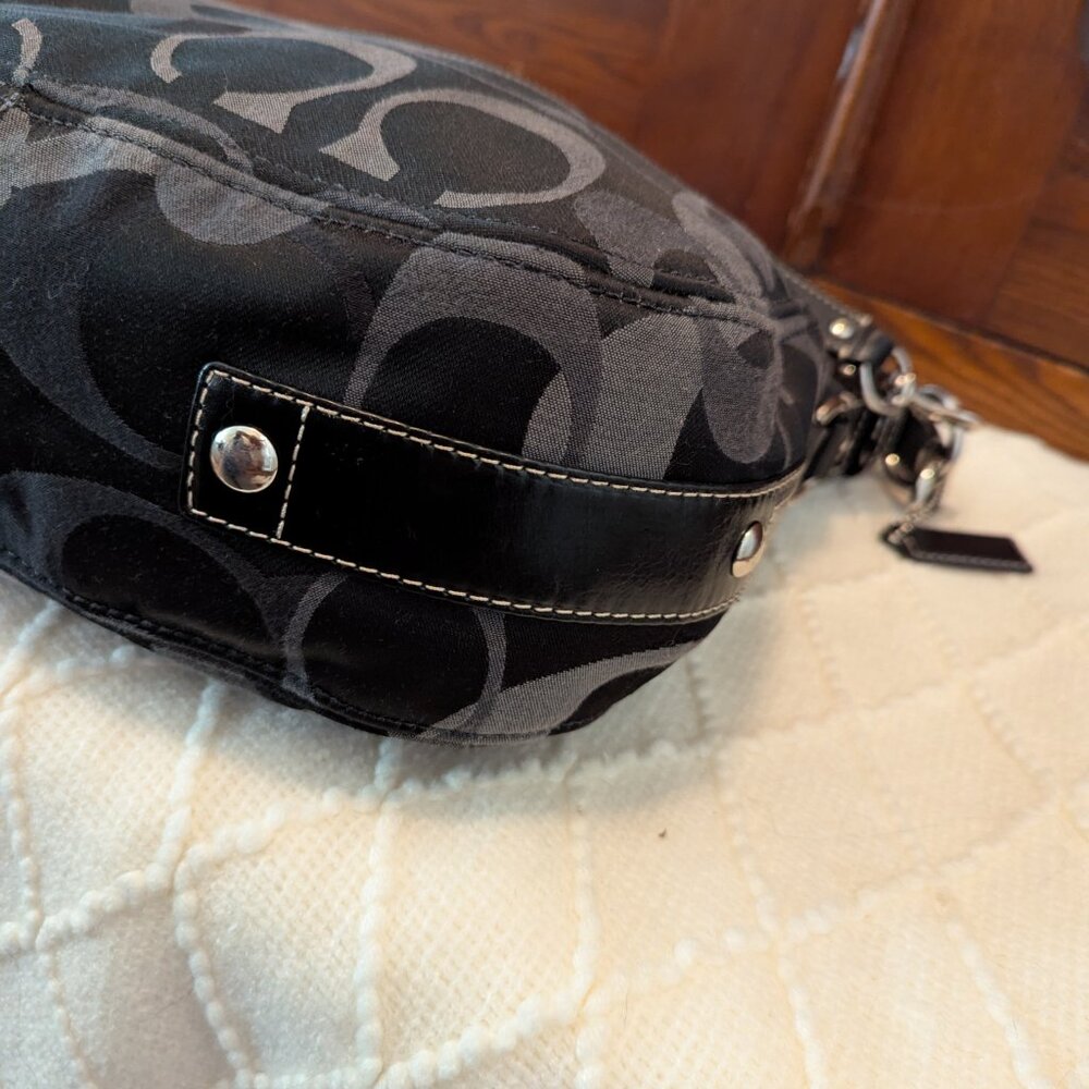 Coach Zoe Optic Hobo Shoulder Bag - F14710 - Picture 7 of 11